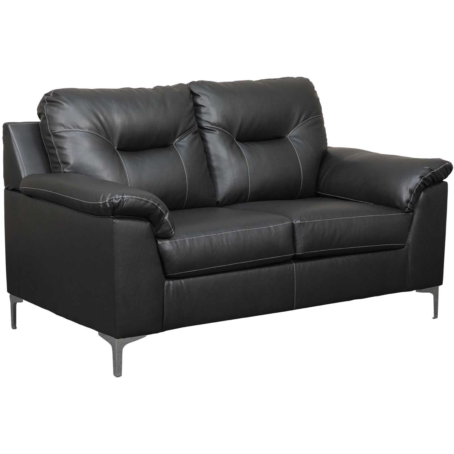 Tensas Black Loveseat Ashley Furniture AFW Com   0094792 Tensas Black Loveseat 