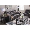 Picture of Kenzie Leather Power Reclining Console Loveseat