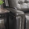 Picture of Kenzie Leather Power Reclining Console Loveseat