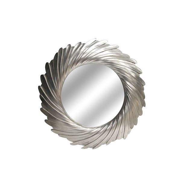 Picture of Silver Twist Round Mirror