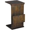 Picture of Tobacco Manor House Chairside Table with Magazine Rack
