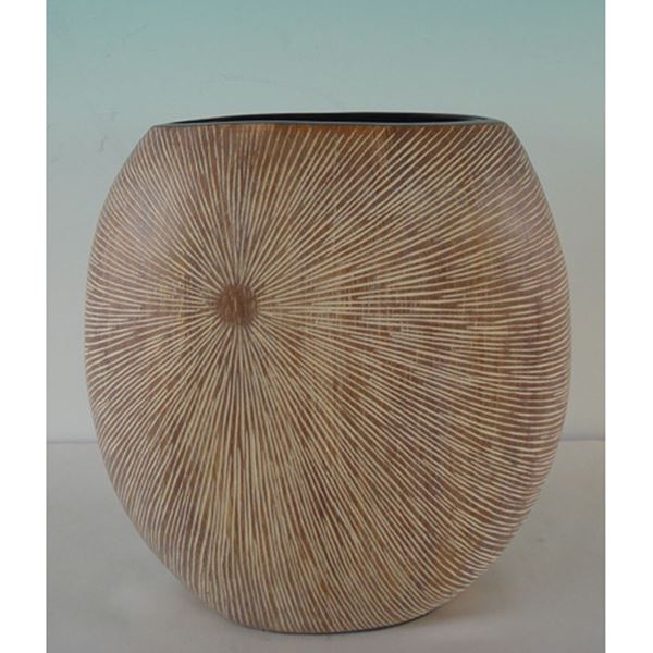 Picture of Wood Look Vase Natural