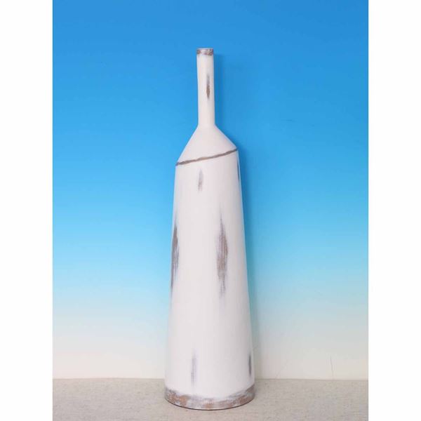Picture of Tall Organic Shape White Vase
