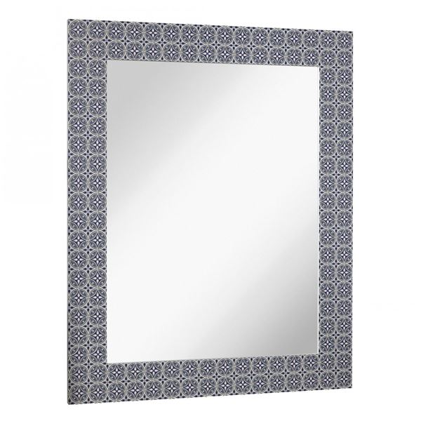 Picture of Blue Pattern Wall Mirror