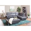 Picture of Gray 2 PC Bonded Leather Sectional