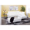 Picture of White 2 PC Bonded Leather Sectional
