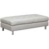 Picture of White Bonded Leather Ottoman