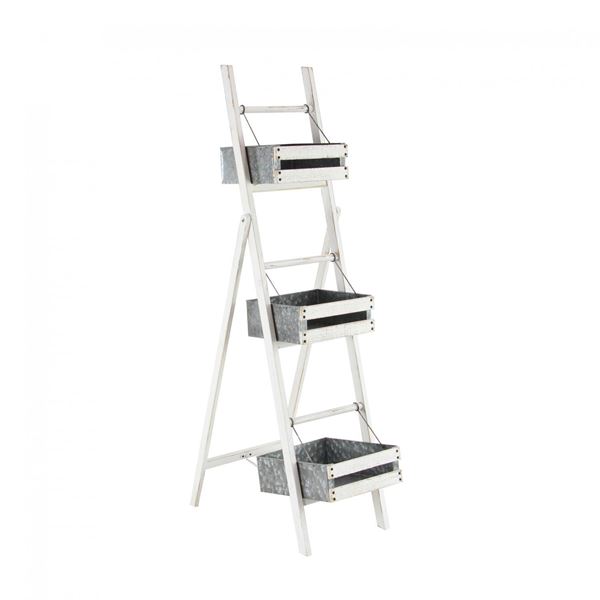 Picture of 3 Tier Metal and Wood Storage