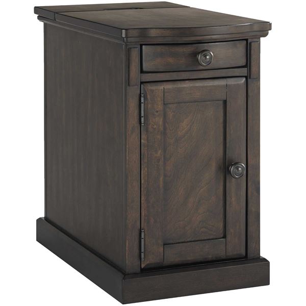 Picture of Laflorn Warm Brown Chairside End Table