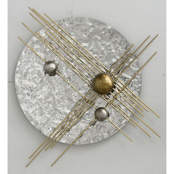 Picture of Gold and Silver Metal Wall Decor