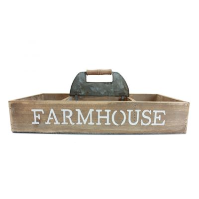 Picture of Farmhouse Wood Storage Box