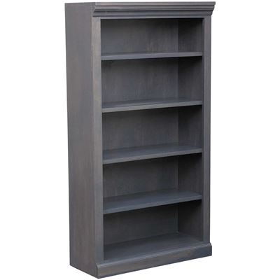 Picture of Platinum Grey Bookcase, 4 Shelf