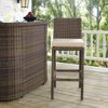 Picture of BRADENTON OUTDOOR WICKER BAR HEIGHT STOOLS W/SAND CUSHIONS