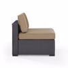 Picture of BISCAYNE ARMLESS CHAIR W/MOCHA CUSHIONS