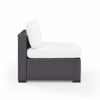 Picture of BISCAYNE ARMLESS CHAIR W/WHITE CUSHIONS