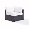 Picture of BISCAYNE CORNER CHAIR W/WHITE CUSHIONS