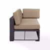 Picture of BISCAYNE LOVESEAT W/MOCHA CUSHIONS