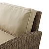 Picture of BRADENTON OUTDOOR WICKER LOVESEAT WITH SAND CUSHIO