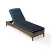 Picture of BRADENTON CHAISE LOUNGE WITH NAVY CUSHIONS