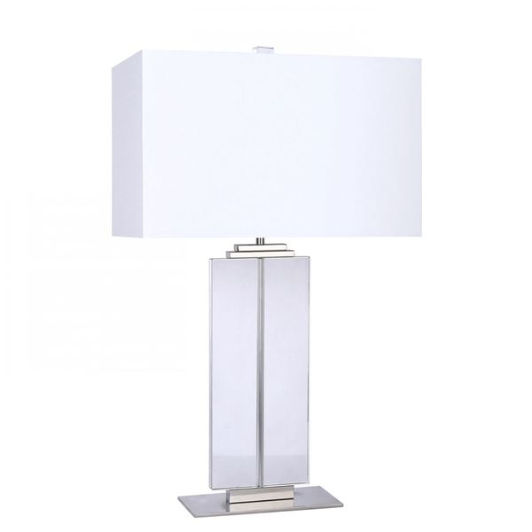 Picture of Crystal and Nickel Table Lamp