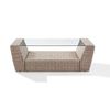 Picture of ST AUGUSTINE OUTDOOR WICKER COFFEE TABLE IN WEATHE