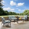 Picture of KAPLAN 5 PC OUTDOOR SEATING SET WITH MIST CUSHION