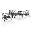 Picture of KAPLAN 5 PC OUTDOOR SEATING SET WITH MIST CUSHION