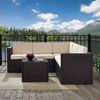 Picture of PALM HARBOR 6 PIECE OUTDOOR WICKER SEATING SET WIT