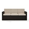 Picture of PALM HARBOR OUTDOOR WICKER SOFA IN BROWN WITH SAND