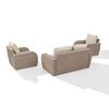 Picture of ST AUGUSTINE 3 PC OUTDOOR WICKER SEATING SET WITH