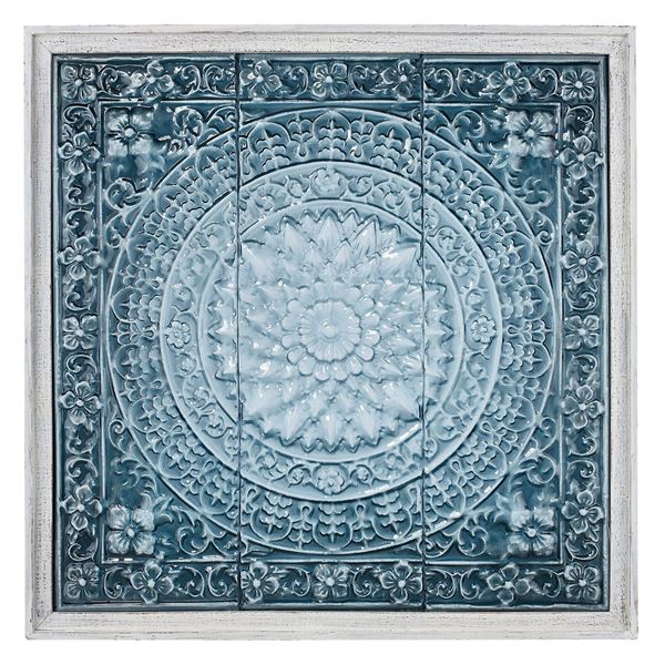 Picture of Blue Stamped Metal Wall Decor