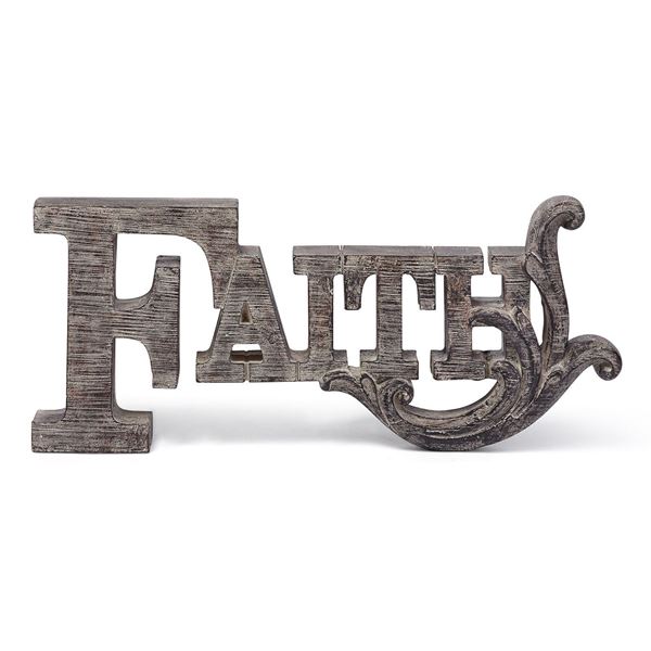 Picture of Faith Typographic Decor