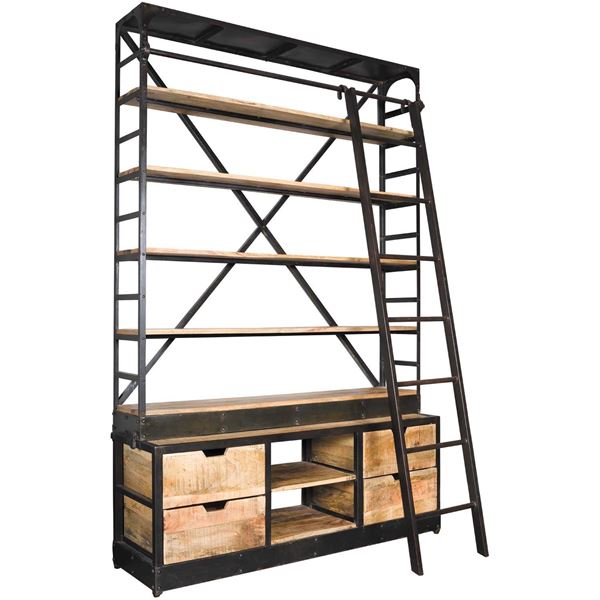 Picture of Wide Ladder Library Shelf