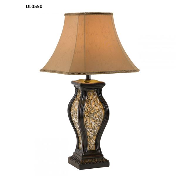 Picture of Traditional Etched Urn Table Lamp