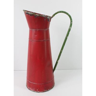 Picture of Red Metal Pitcher