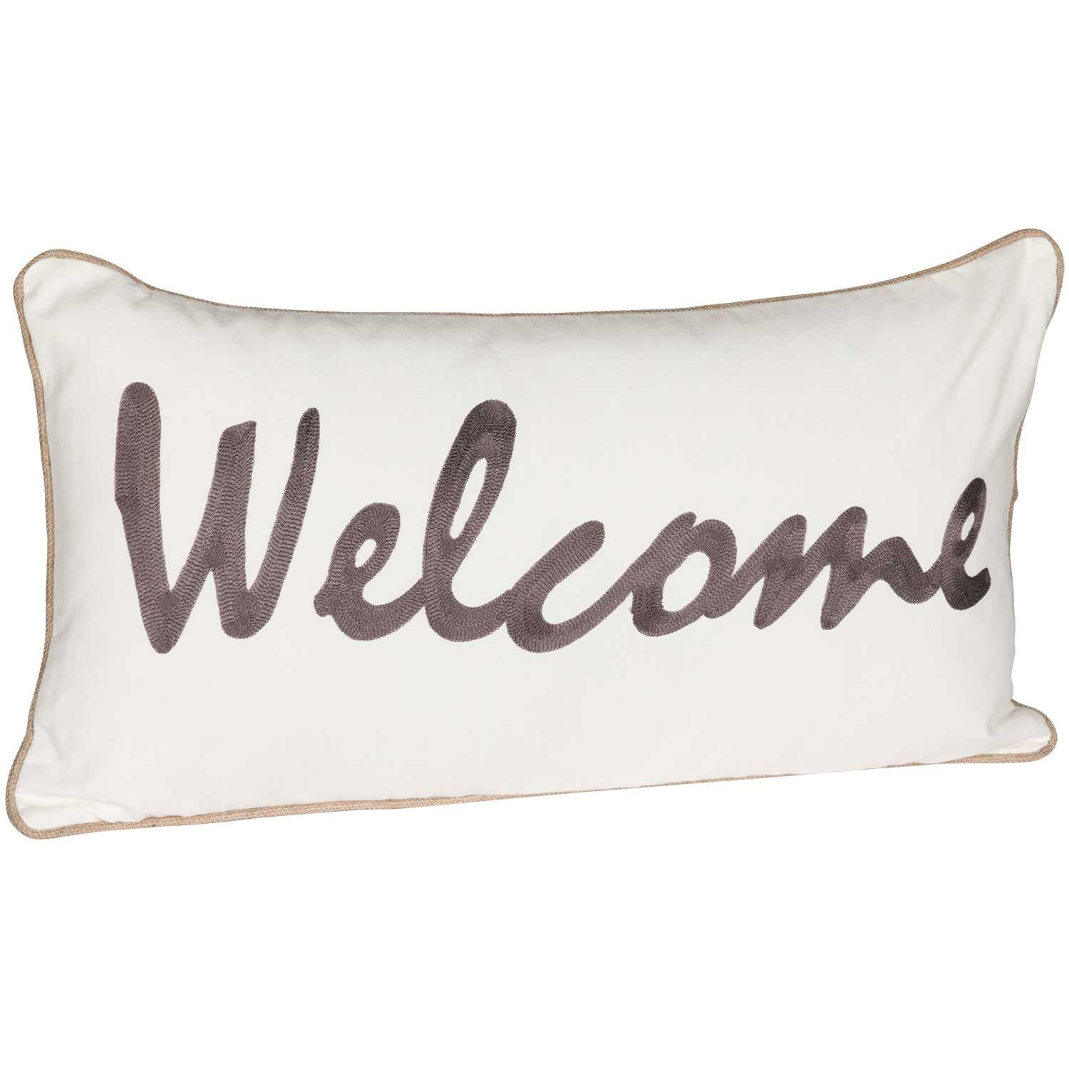 Welcome discount decorative pillows