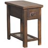 Picture of 24" chairside table, brown