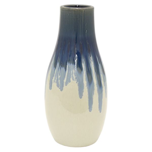 Picture of Blue Drip Ceramic Vase