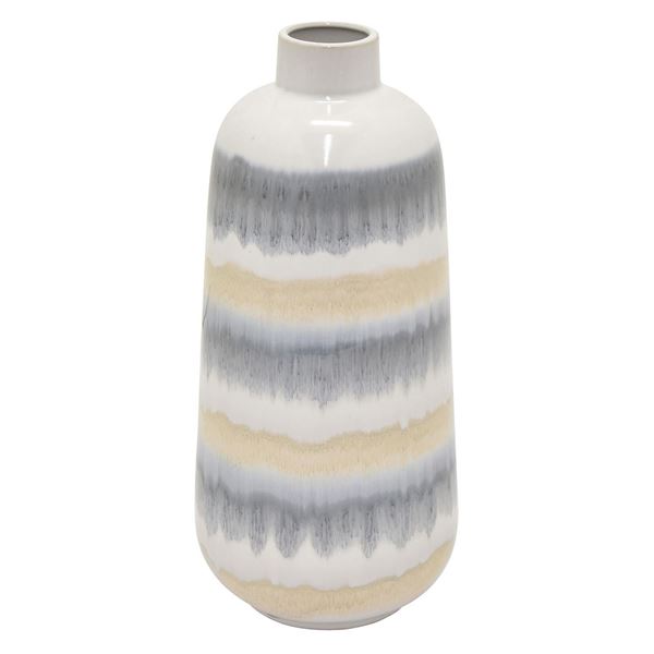 Picture of Grey Ivory Tan Vase