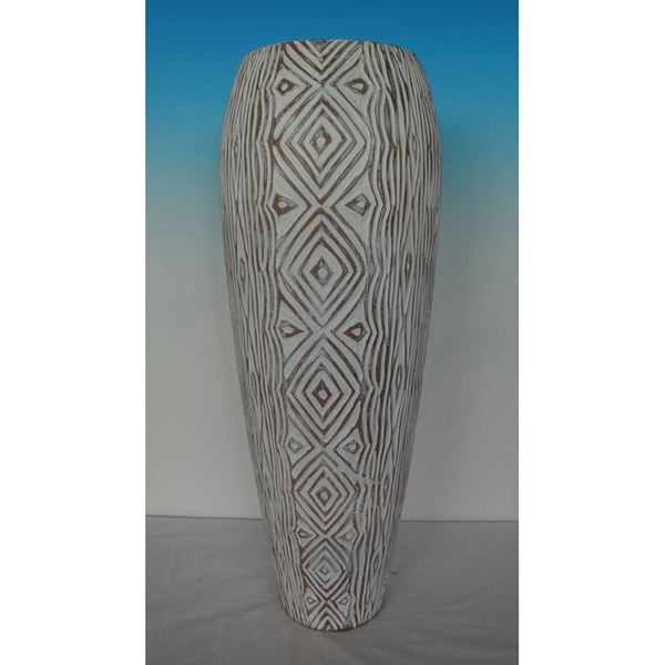 Picture of White Designed Vase