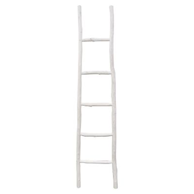 Picture of White Wood Ladder Decorative