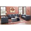 Picture of Kingsley Tufted Navy Loveseat