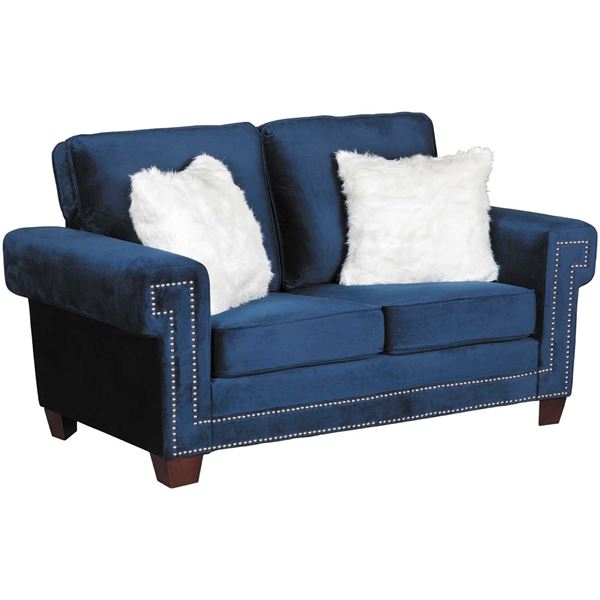 Picture of Ascot Navy Loveseat