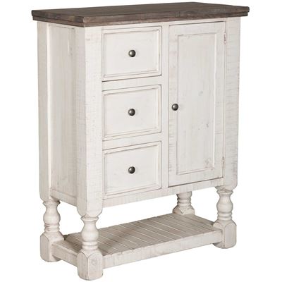 Picture of Stone Chest With Three Drawers and One Door