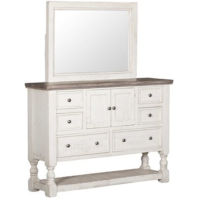 Picture of Stone Dresser and Mirror