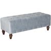 Picture of Audra Gray Tufted Ottoman Bench
