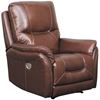 Picture of Stolpen Walnut Leather Power Recliner