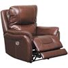 Picture of Stolpen Walnut Leather Power Recliner