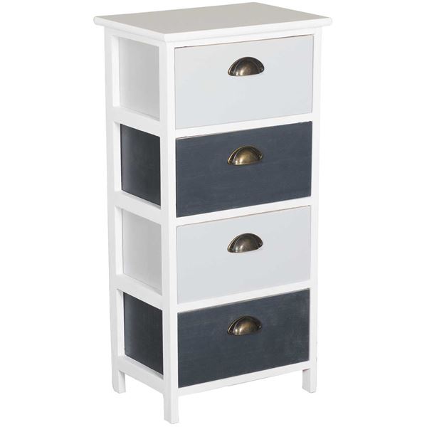 Picture of Grey Four Drawer Cabinet