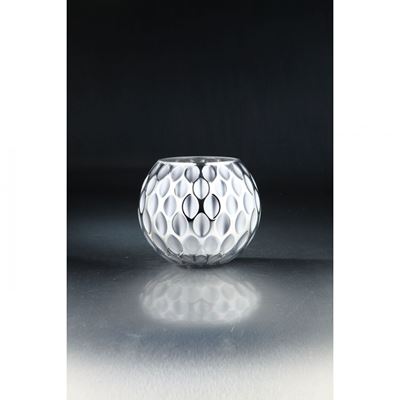 Picture of Gray Glass Round Texture Vase